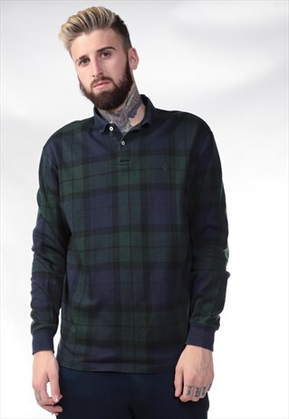 VINTAGE RALPH LAUREN LONG SLEEVED POLO TOP