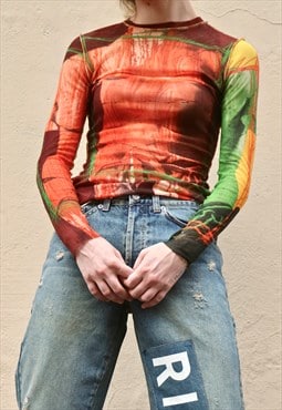 90s Vintage rare Jeans Paul Gaultier top