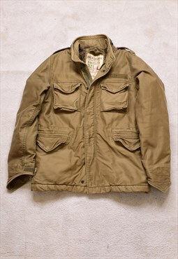Abercrombie & Fitch Army Khaki Parka Coat Jacket 