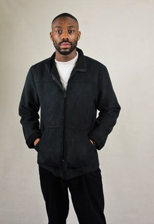 VINTAGE / SUEDE STYLE / COAT