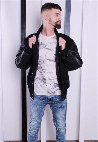 VINTAGE 90S VARSITY BOMBER JACKET AMERICAN/USA JACKET UNISEX