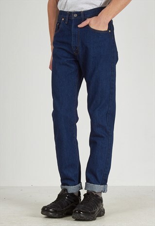 VINTAGE NAVY LEVI'S 506 FIT DENIM JEANS