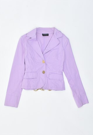 VINTAGE 90'S ROCCOBAROCCO BLAZER JACKET PURPLE