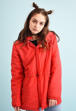 70'S RETRO ATHLEISURE SPORTS PUFFER JACKET PARKA
