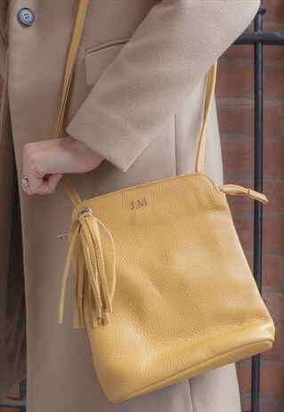LEATHER CROSS BODY BAG