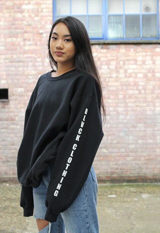 NEW IN - BLVCK CLOTHING LOGO SWEATSHIRT