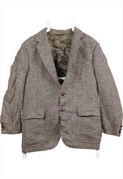 Harris Tweed 90's Tweed Wool Jacket Button Up Long Sleeve Bl