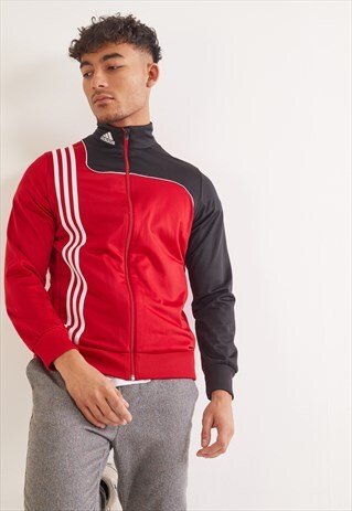 VINTAGE ADIDAS TRACK JACKET RED