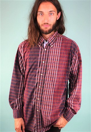 VINTAGE 90'S TOMMY HILFIGER CHECKED SHIRT