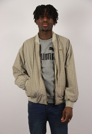 VINTAGE LACOSTE CHECK JACKET