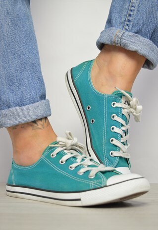 VINTAGE 90S CONVERSE BLUE OX SHOES PREPPY RETRO FESTIVAL