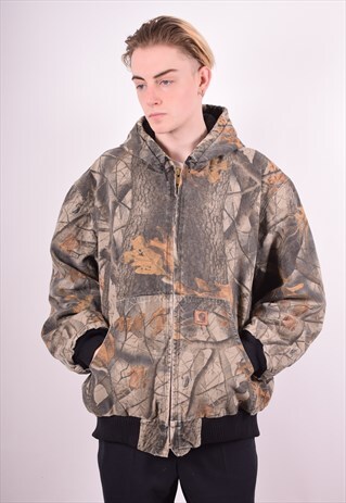 CARHARTT MENS VINTAGE JACKET XL KHAKI 90S