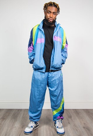 90'S PUMA VINTAGE COLOURBLOCK FULL TRACKSUIT SHELL JACKET