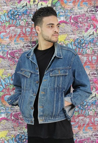 VINTAGE 90'S DENIM JACKET. UNISEX.