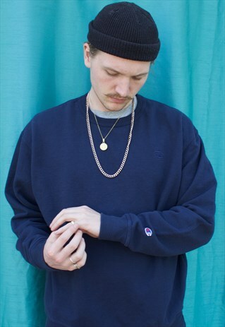 BLUE VINTAGE CHAMPION SWEATSHIRT