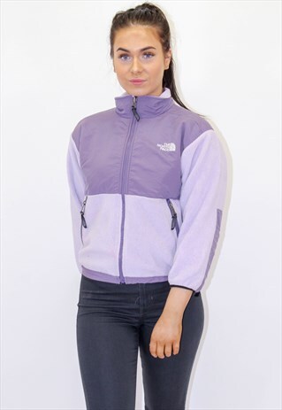 VINTAGE THE NORTH FACE PURPLE FLEECE IN XS
