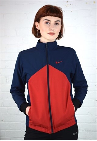 VINTAGE 90'S NIKE ZIP TRACK JACKET