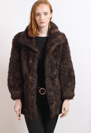 VINTAGE FAUX FUR JACKET