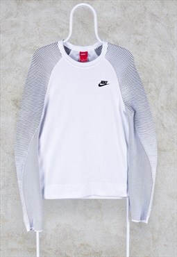 Nike White Sweatshirt Tech Fleece Men's Medium