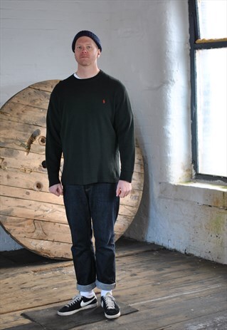 90S POLO RALPH LAUREN WAFFLE LONG SLEEVE TSHIRT