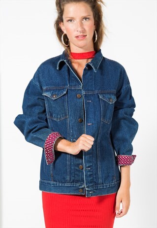 VINTAGE 80S CLASSIC WRANGLER BASIC DENIM JACKET / S0274