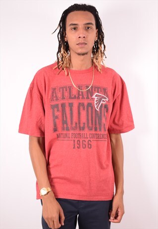 NFL MENS VINTAGE ATLANTA FALCONS T-SHIRT TOP XL RED 90S