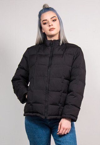 90'S VINTAGE GAP BLACK PADDED PUFFER JACKET COAT JACKET