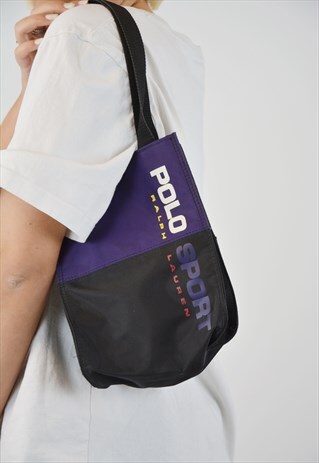 VINTAGE 90'S RALPH LAUREN POLO SPORT SPELLOUT BAG
