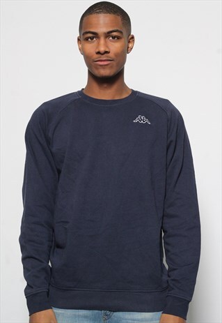 VINTAGE KAPPA LOGO SWEATSHIRT BLUE