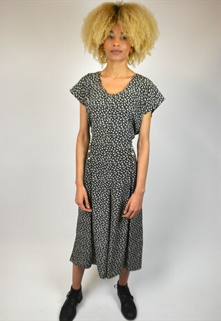 VINTAGE 90'S FLORAL PRINT JUMPSUIT