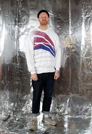 VINTAGE 90S ADIDAS CREW NECK SWEATER