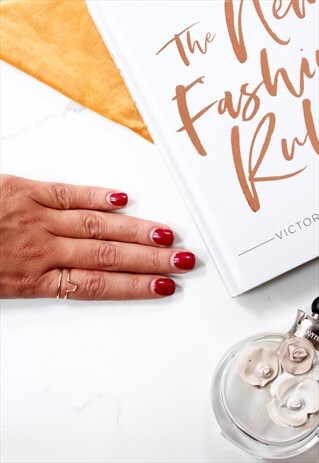 GOLD 'LIBRA' ZODIAC SIGN COCKTAIL STATEMENT RING