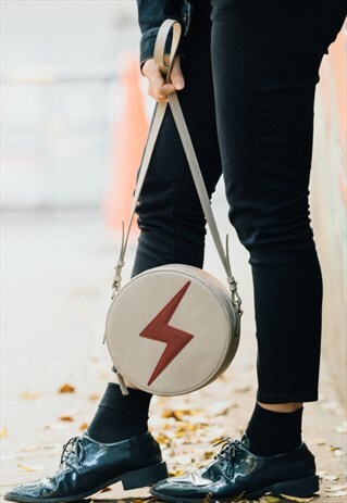 GIFT MINIMAL ROUND SHOULDER BAG- FLASH BEIGE (FOR HER