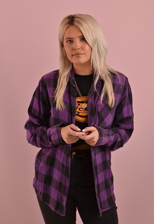 CHECK FLANNEL SHIRT GRS534