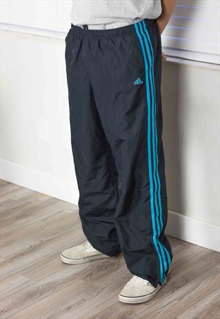 VINTAGE ADIDAS STRIPPED JOGGER LOGO 90S XL 10.5
