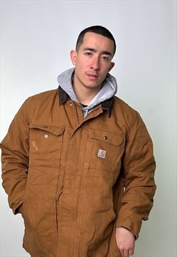 Beige Tan Vintage Carhartt Quilted Arctic Deadstock Jacket