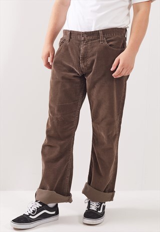 VINTAGE LEVI'S LOW BOOT CUT CORDUROY TROUSERS