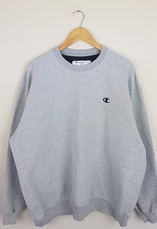 VINTAGE CHAMPION C LOGO SWEATSHIRT GREY