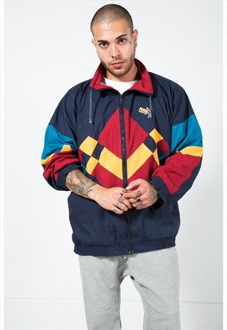 VINTAGE 80S PUMA SHELL SPORT JACKET / S1401