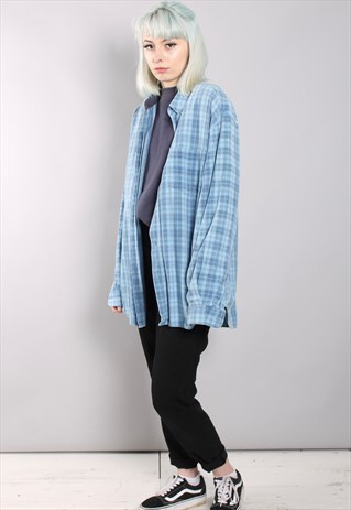 VINTAGE CHECK FLANNEL SHIRT