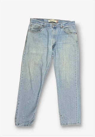 Vintage levi's 505 distressed straight leg jeans BV20871