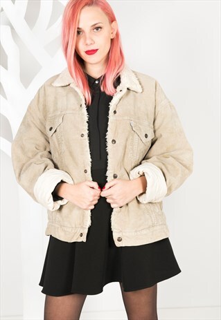 VINTAGE 80'S LEVI'S WINTER SHEEPSKIN JACKET 1200 /5012 /108