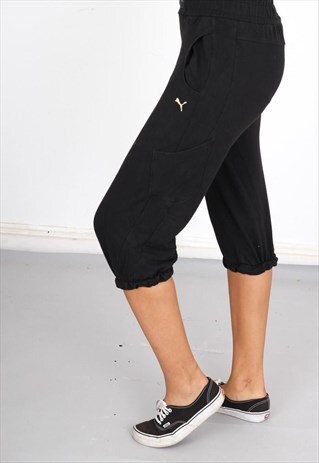 VINTAGE BLACK PUMA TRACK PANT