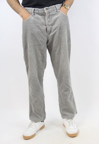 VINTAGE WRANGLER CORD GREY JEANS