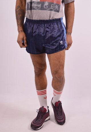 ADIDAS MENS VINTAGE SHORTS MEDIUM BLUE 90S