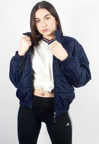 90'S RETRO REVERSIBLE PUFFER JACKET