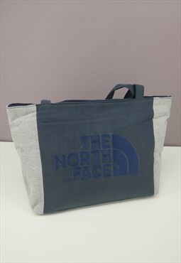 Vintage The North Face Rework Bag in Blue with Logo