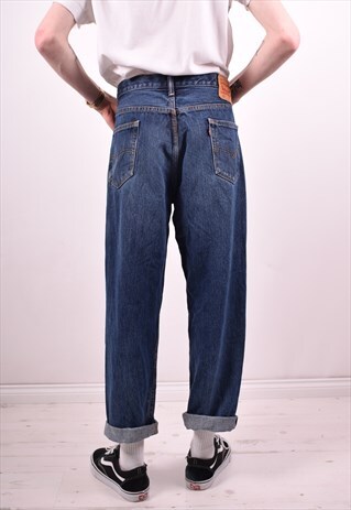 LEVI'S 550 MENS VINTAGE JEANS W36 L30 BLUE 90S