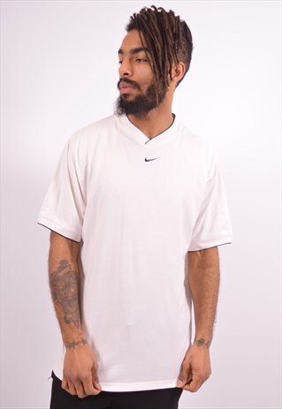 NIKE MENS VINTAGE T-SHIRT TOP XL WHITE 90S
