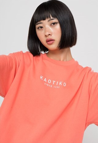 CORAL BASIC SWEATSHIRT "SLASGOW"